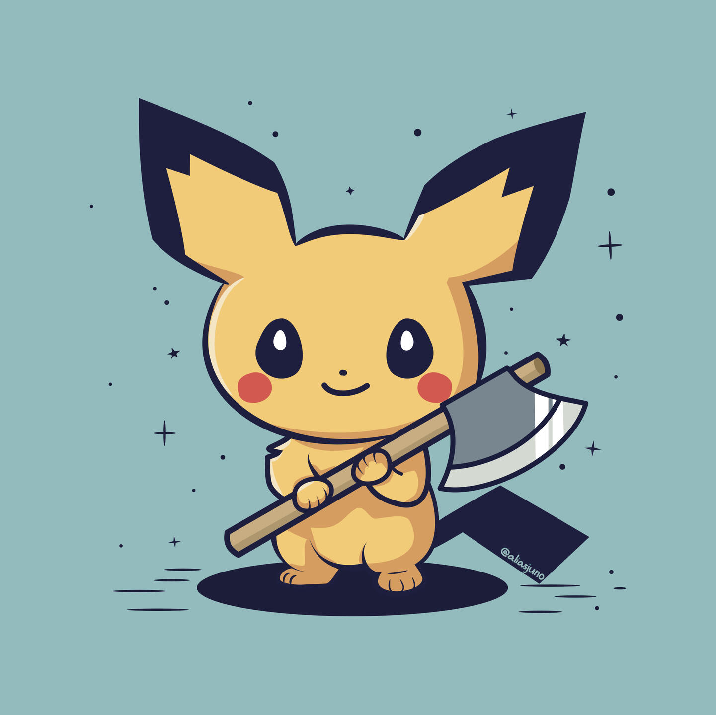 careful with that axe, pichu